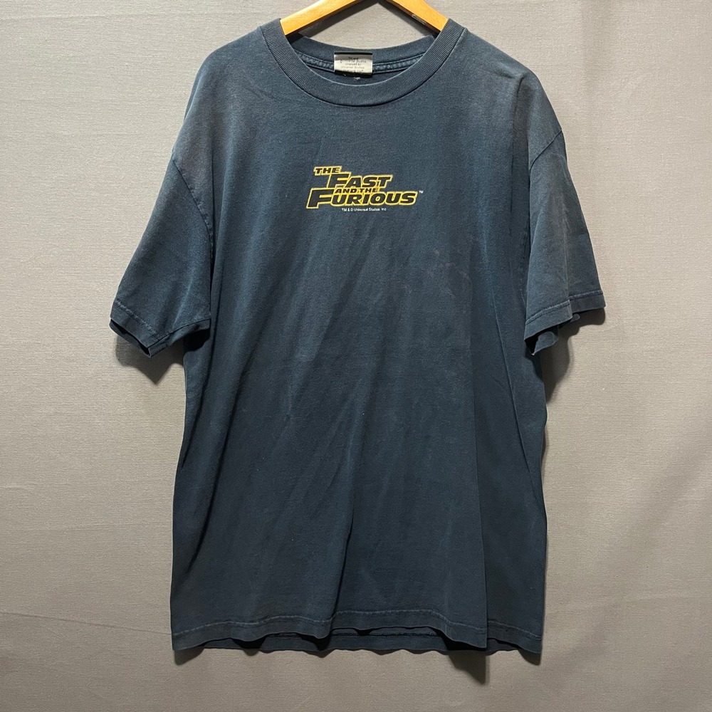 Vintage The Fast and the Furious Drift Addiction Graphic T-Shirt Black XL